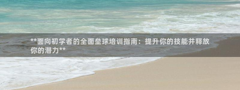 耀世平台：**面向初学者的全面垒球培训指南：提升你的
