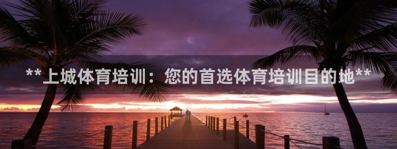 耀世是什么游戏里的人物：**上城体育培训：您的首选体