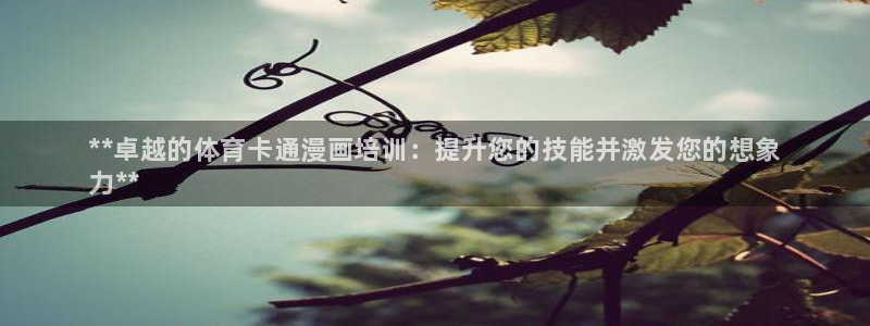 耀世平台关7O777：**卓越的体育卡通漫画培训：提升您的技